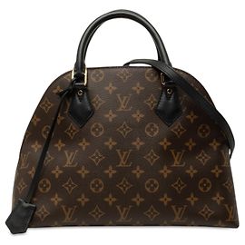 Louis Vuitton Monogram Alma Bnb Satchel Tasche Braun