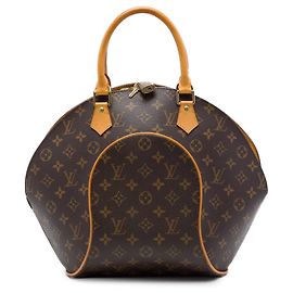 Bolsa de mão Louis Vuitton Monogram Ellipse PM Castanha