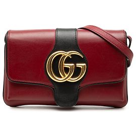 Borsa a tracolla Arli Gucci Small in pelle di vitello bicolore nera