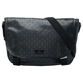 Borsa Messenger Gucci GG Stampata Nera