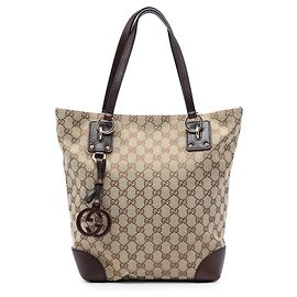 Tote Gucci GG Canvas GG Charm Bege