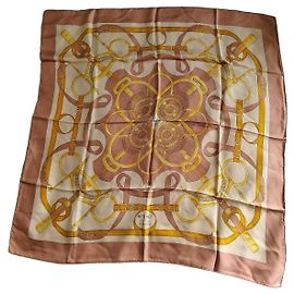 Hermès Seidentuch Carré 90 Eperon d'Or