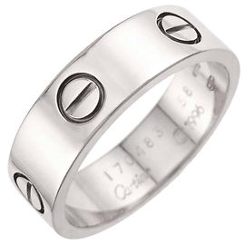 Anello Cartier Love in oro bianco 18K