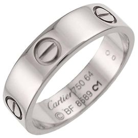 Cartier Love Band Ring aus 18K Weißgold #64