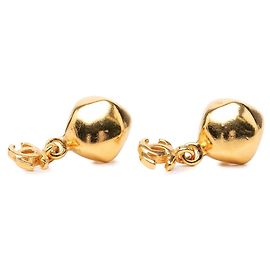 Pendientes colgantes en forma de diamante Chanel Coco Mark 1998