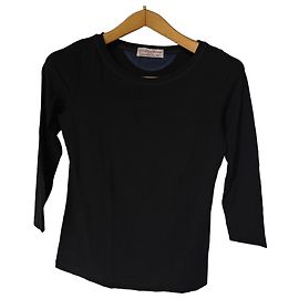 Autre Marque Cristiano Fissore camiseta negra manga 3/4