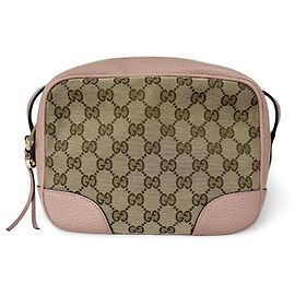 Mini sac Gucci Bree Disco GG en toile avec cuir