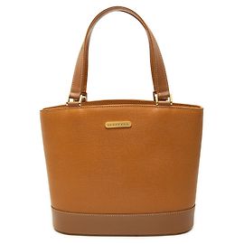Borsa tote Burberry in pelle marrone