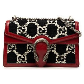 Borsa a tracolla Dionysus Medium GG in tweed nero Gucci