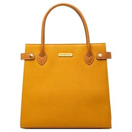 Borsa a mano Burberry in pelle gialla