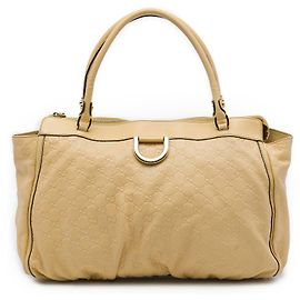 Gelbe Gucci Guccissima Abbey D Ring Tote