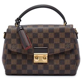 Sac à main Louis Vuitton Damier Ebene Croisette Marron