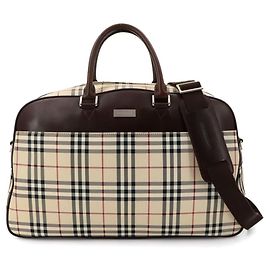 Borsa a mano e spalla 2-Way Boston Burberry Nova Check