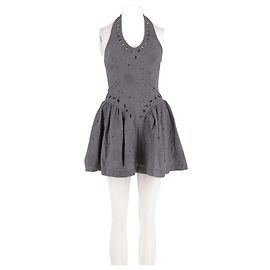 Autre Marque Abito in cotone grigio MUSE ASSEMBLY XS