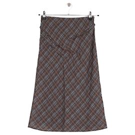 Autre Marque Gonna in cotone marrone DAMSON MADDER