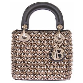 Christian Dior Borsa Lady Dior con strass