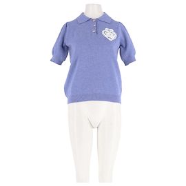 Autre Marque Top de corte recto azul Cath Kidston
