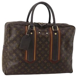 LOUIS VUITTON Monogram Bekia Anthracite Porte Documents Bag M95531