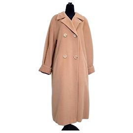Abrigo Max Mara Camel de Lana y Cashmere