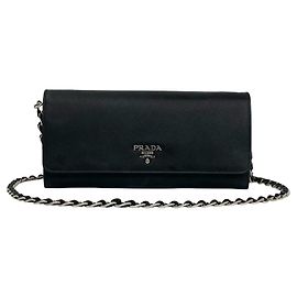 Mini borsa a tracolla in pelle Saffiano con logo Prada
