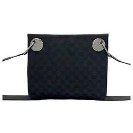 Borsa a tracolla Gucci in tela GG e pelle con dettagli logo vintage