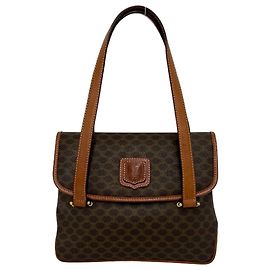 Céline Sac à main Celine Vintage Macadam Blazon en cuir