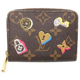Louis Vuitton Monogram Love Lock Zippy Coin Purse