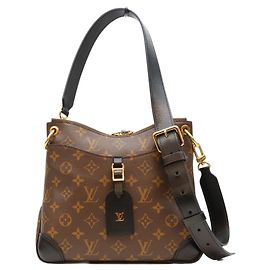 Borsa a tracolla Louis Vuitton Monogram Noir Odeon NM PM