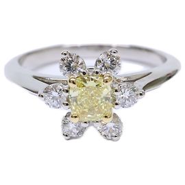 Autre Marque Tiffany & Co. Ehering aus Platin und Diamanten