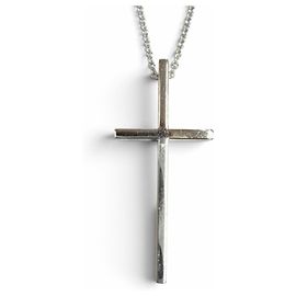 Autre Marque Collana Croce Tiffany & Co. in Oro Bianco 18K
