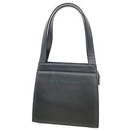 Bolso Tote Chanel de piel de cordero negra