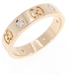Anello Gucci Icon Band in oro rosa