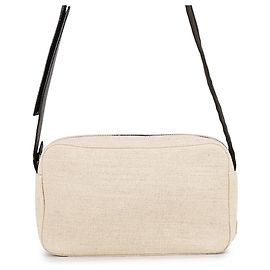 Sac à bandoulière Prada Beige Kaki en Toile
