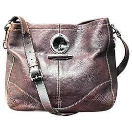 Borsa a tracolla Gucci in pelle color Wine