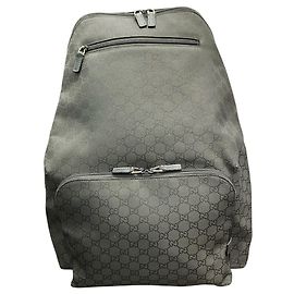 Gucci Rucksack Daypack Nylon Black