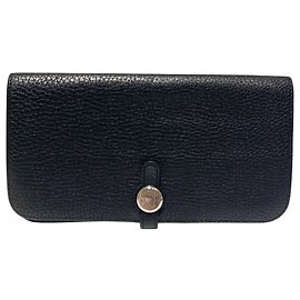 Hermès Portafoglio lungo in pelle Hermes Dogon