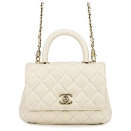 Borsa a tracolla Chanel Matelassé Bianca