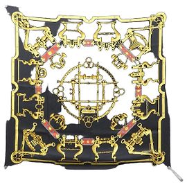 Hermès Foulard Quadrato MORS & GOURMETTES