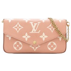 Louis Vuitton Pink Bicolor Monogram Empreinte Pochette Felicie