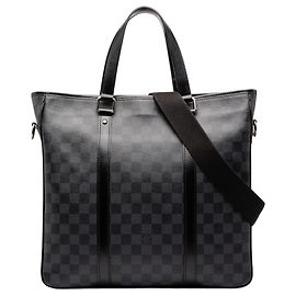 Louis Vuitton Black Damier Graphite Tadao