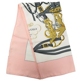 Foulard di seta Hermès White Brides de Gala 90