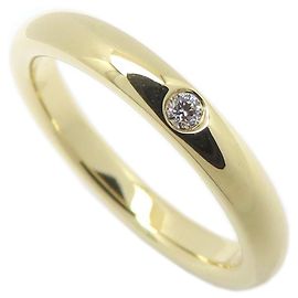 Autre Marque Anello fascia sovrapponibile Tiffany & Co. in oro giallo 18K e diamanti