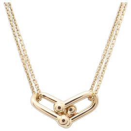 Autre Marque Collana Hardware Large Double Link in oro rosa 18K Tiffany & Co.