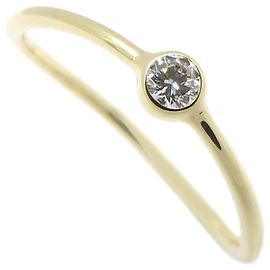Autre Marque Tiffany & Co. Wave Ring mit einer Reihe Diamanten
