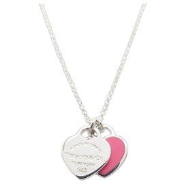 Autre Marque Tiffany & Co. Collana Return to Mini Double Heart Tag