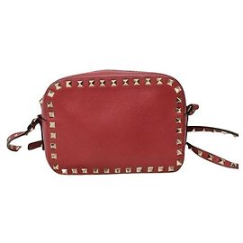 Borsa a tracolla Valentino Garavani in pelle rossa