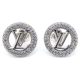 Pendientes Louis Vuitton Louise by Night Strass LV Circle
