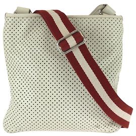 Bally Messenger-Tasche aus perforiertem Leder