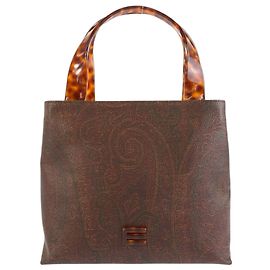 Borsa tote ETRO con motivo paisley rosso vino