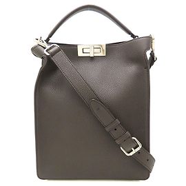 Borsa a tracolla 2-Way Fendi Peekaboo X-LITE Small